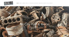 Desktop Screenshot of mccoymetal.com