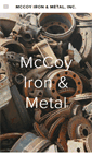 Mobile Screenshot of mccoymetal.com